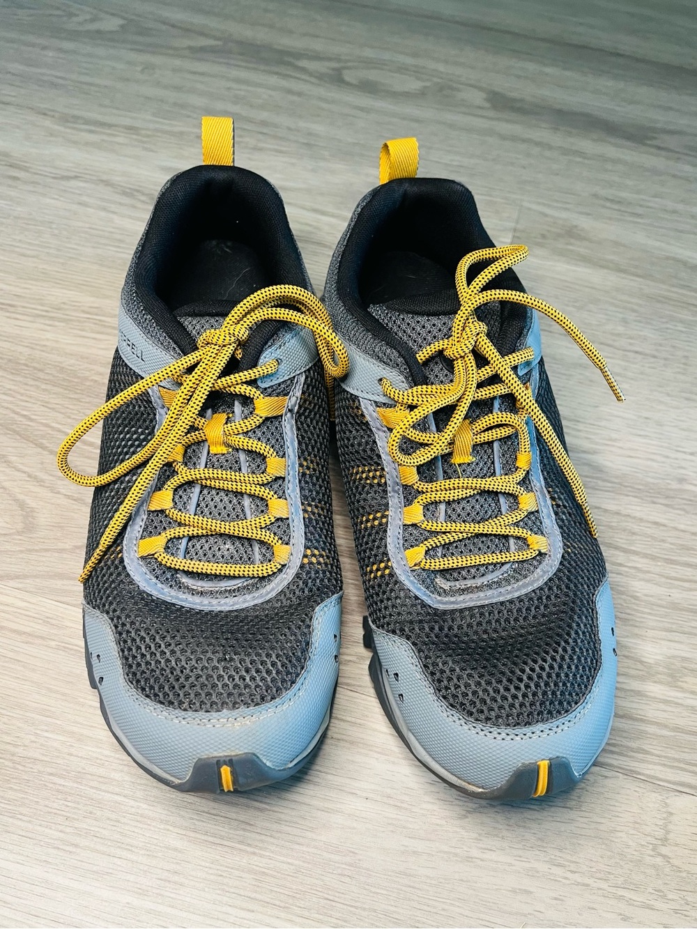 Merrell Men’s Riverbed Mesh Hiking Shoes Granite Gold Size 12 Water Walk Run